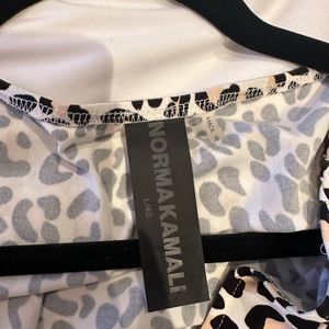 Norma Kamali Tara Dress in Animal Print